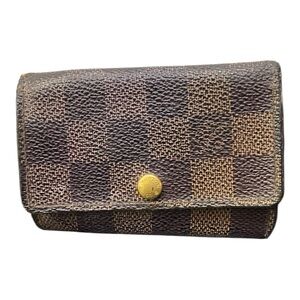 Louis‎ Vuitton Brown Wallet with Gold Accent